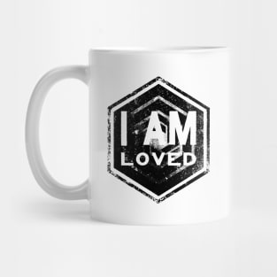 I AM Loved - Affirmation - Black Mug